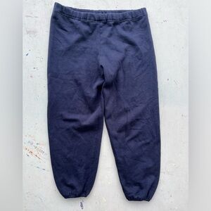 Men's Vintage Russell Athletic Joggers Blue M Sweats USA Stretch Active Gym 90s